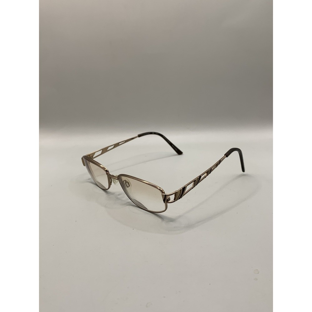Charmant Eyeglasses CH1087OX 52-17-125 Brown Oval Titanium Metal Frame Only